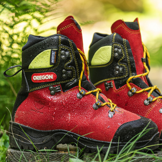Forestry boots, Protect PRO red/yellow 42, OREGON