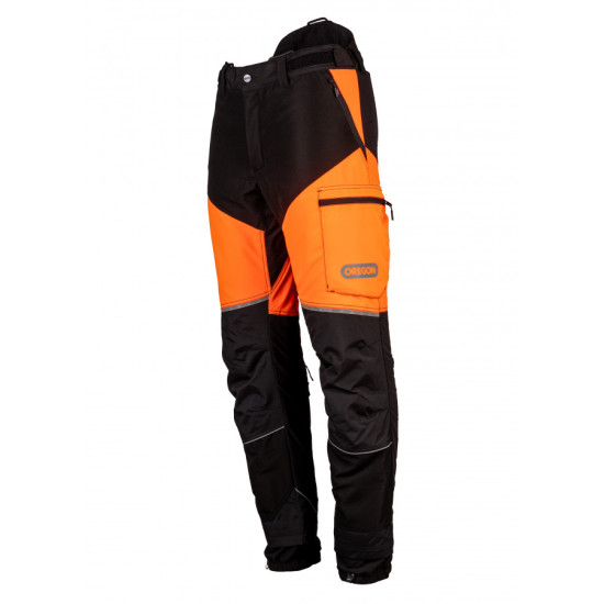 Trousers, Protect PRO black/orange XS, OREGON