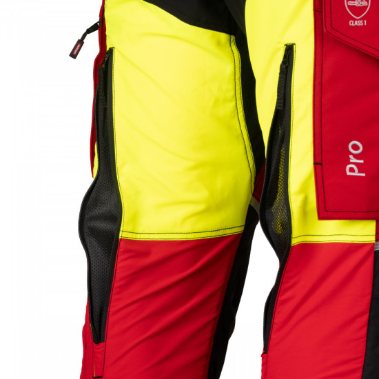 Trousers, Protect PRO red/yellow 2XL, OREGON