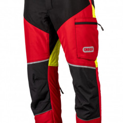 Trousers, Protect PRO red/yellow S, OREGON