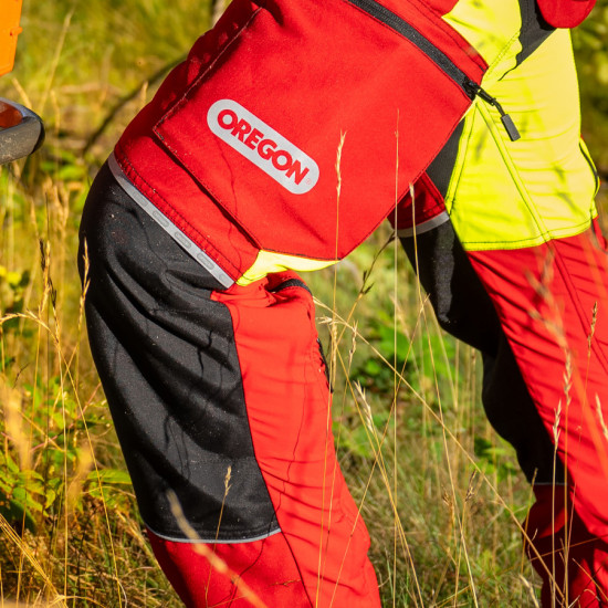 Trousers, Protect PRO red/yellow S, OREGON