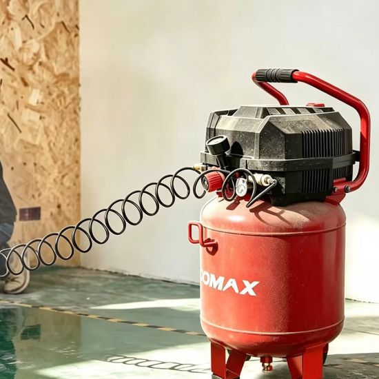 Bezeļļas kompresors EMX 1500W 24L, vertikāls, Ecomax