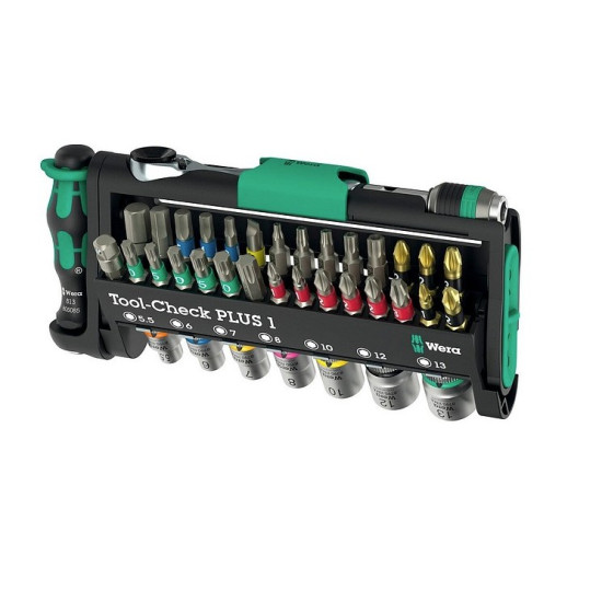 Uzgaļu komplekts Tool-Check PLUS, Wera