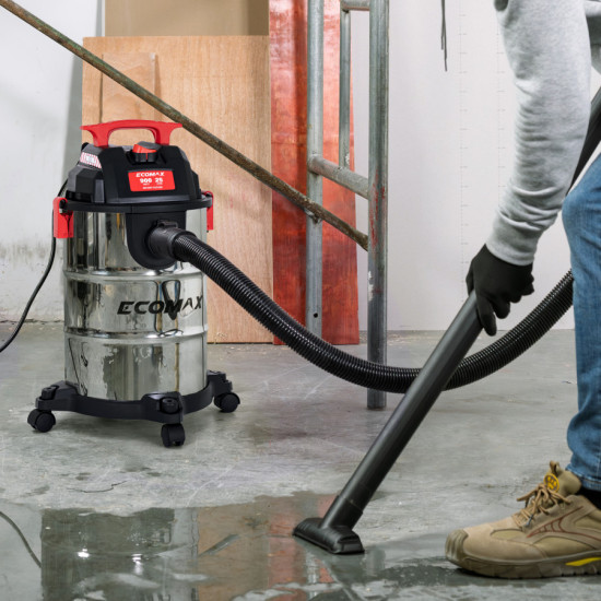 Putekļu sūcējs sausai un slapjai sūkšanai EMX 25L, 900W, Ecomax