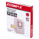 Papīra putekļu maisi, 3 gab., EMX 25L, Ecomax