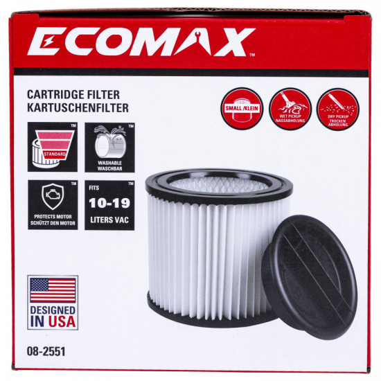 Mitrās un sausās uzkopšanas filtrs EMX25 EM19307, Ecomax