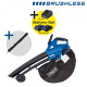 Akumulatora lapu pūtējs/sūcējs 3in1 BC-BLV720-X, SET S2.5, Scheppach