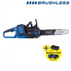 Akumulatora ķēdes zāģis BC-CS355Duo-X 2x20V, SET XL2, Scheppach