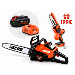Akumulatora ķēdes zāģis DCS-3500, 56V, X-Series, ar akumulatoru un lādētāju + DHS-3006 bez maksas, Echo