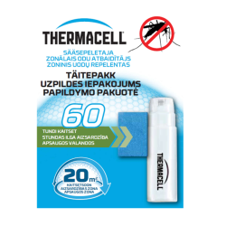 Apsaugos nuo uodų papildymas – 60 valandų, Thermacell