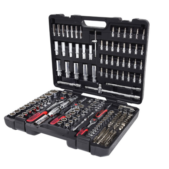 Instrumentu komplekts CHROMEplus 1/4+3/8+1/2'' 195 gab., KS Tools