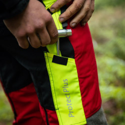 Trousers, Protect PLUS red/yellow L, OREGON