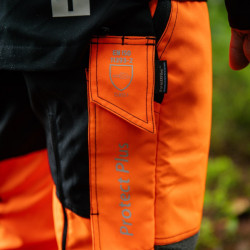 Trousers, Protect PLUS black/orange 3XL, OREGON