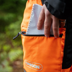 Trousers, Protect PLUS black/orange S, OREGON