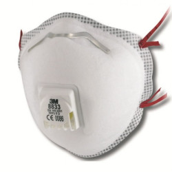 Respirators ar vārstu FFP3, 3M