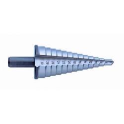 Koniskais pakāpjurbis HSS 4-20mm, Exact