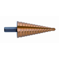 Koniskais pakāpjurbis HSS-TiN 4-20mm, Exact
