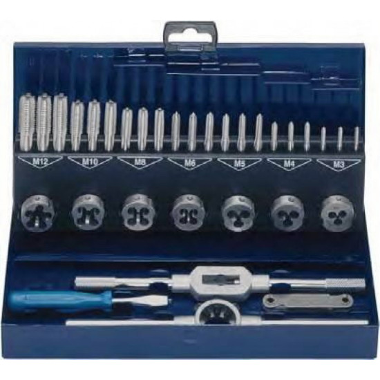 Vītņgriežu komplekts Eventus M3-M12 CM15, Exact