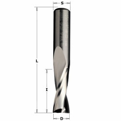 Frēzes asmens SOLID T.C. D= 6X22X70 Z2 RH, CMT
