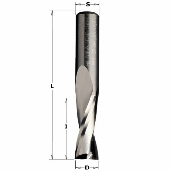 Frēzes asmens SOLID T.C. D= 6X22X70 Z2 RH, CMT