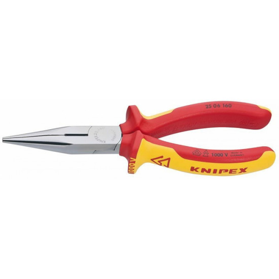 Plakanknaibles ar smailiem galiem VDE 160mm, Knipex