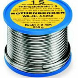 Lodalvas stieple Sn97Ag3, 2 mm, 250 g, Rothenberger