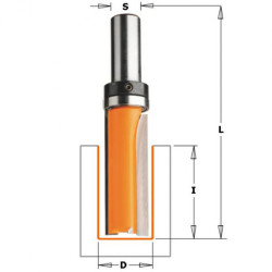 Frēzes asmens ar gultni S=12 D=19X50.8 HM, CMT