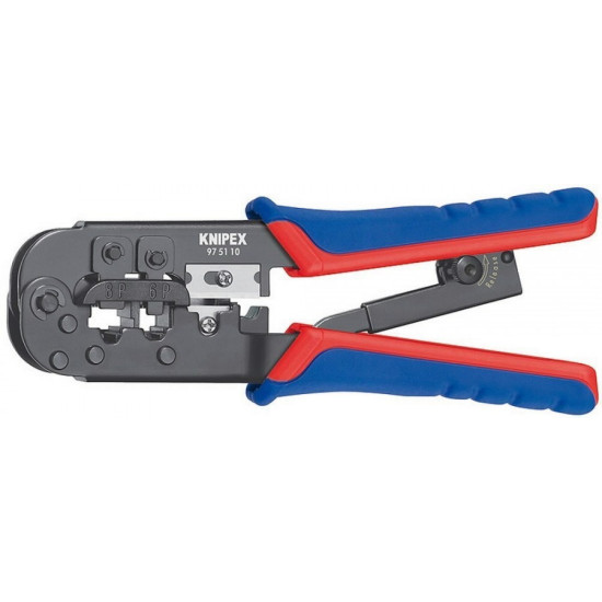Presēšanas knaibles RJ11/12, RJ45, Knipex