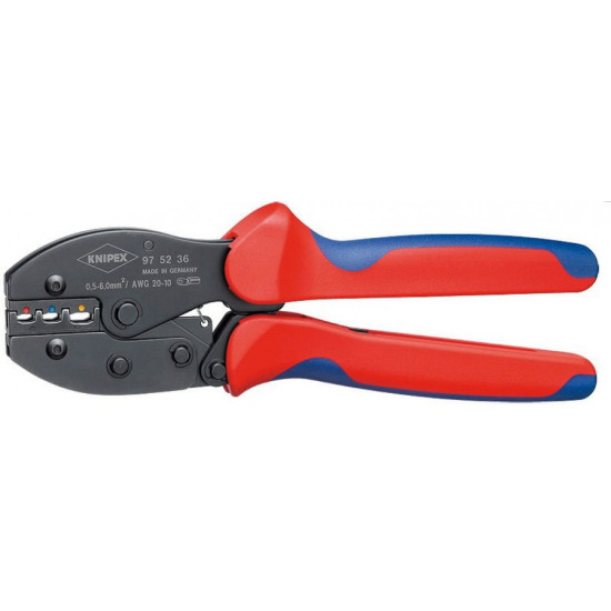 Presēšanas knaibles 0,5-6 mm², DR, Knipex